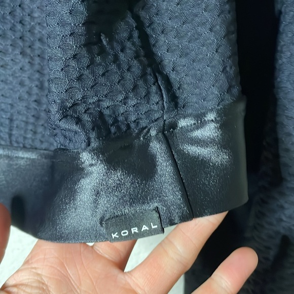 KORAL- Sofia Netz Pullover Black Workout Running Gym Long Sleeve Top Training - Picture 8 of 9